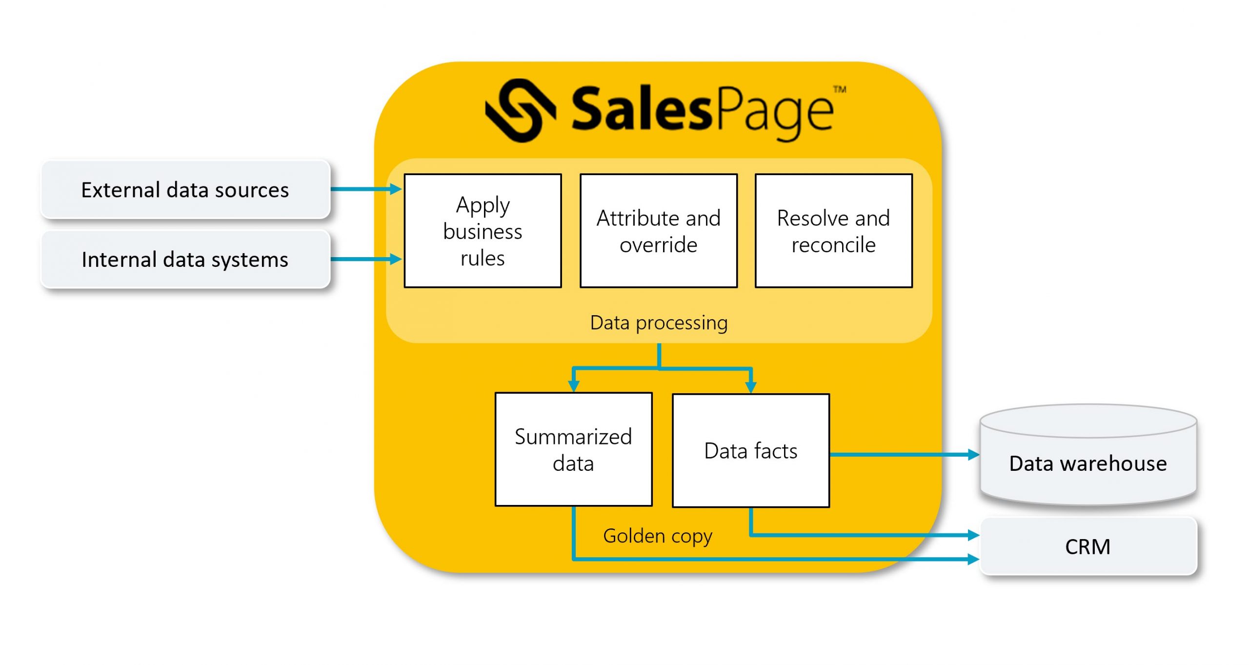 SalesPage data platform