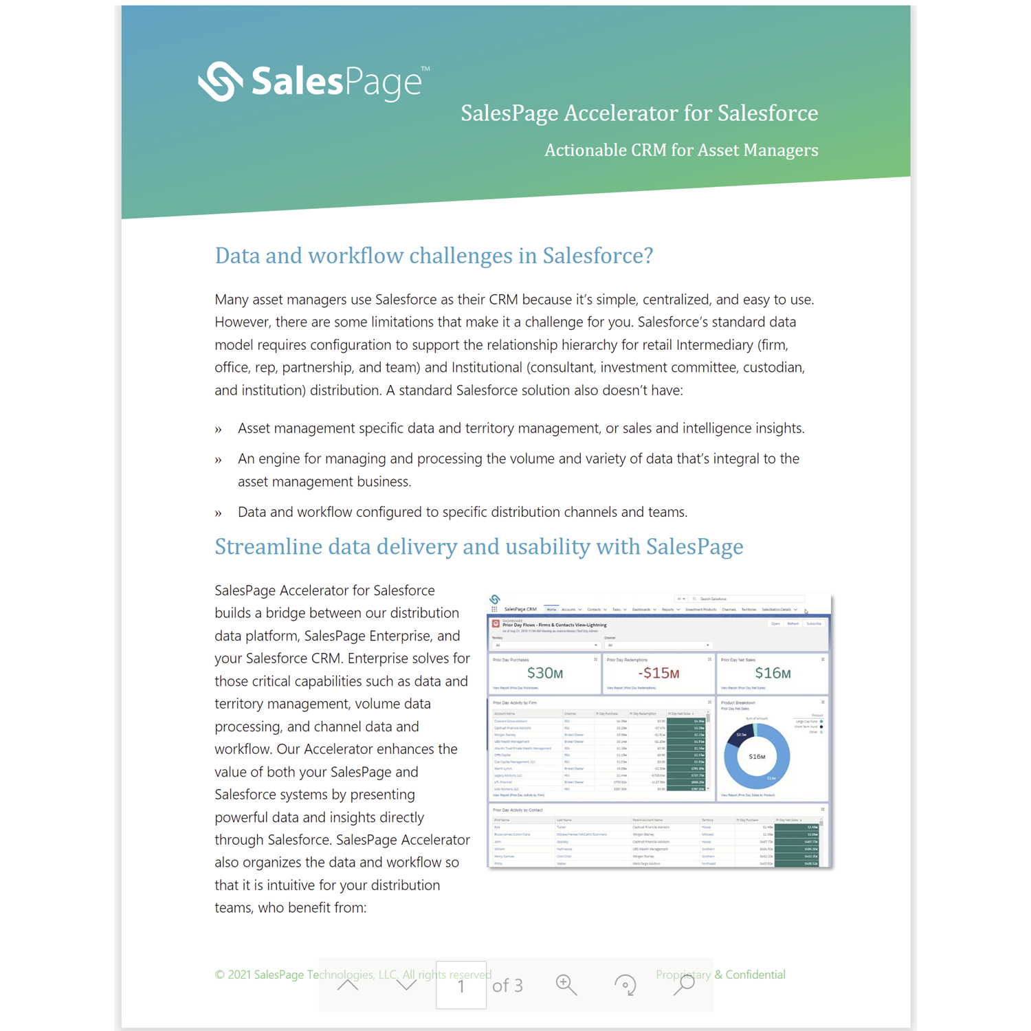 SalesPage Accelerator for Salesforce